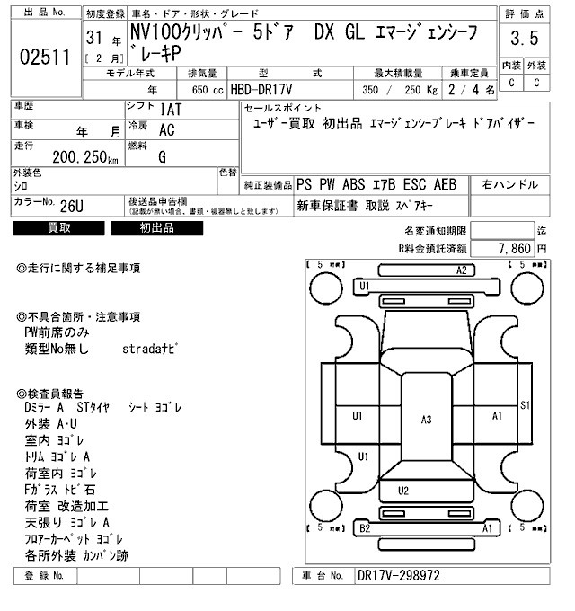 NISSAN NV100 CLIPPER