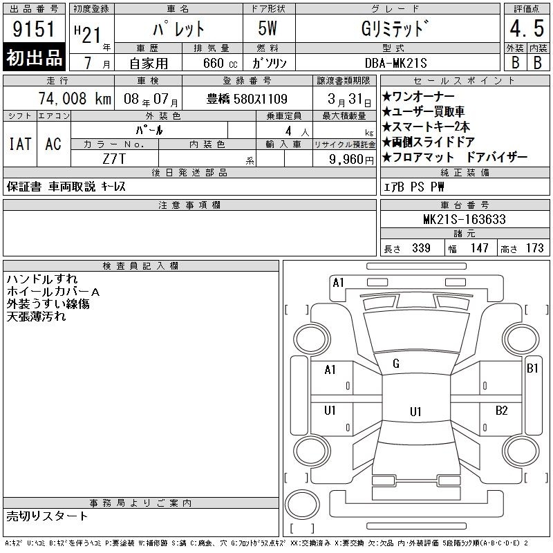 SUZUKI PALETTE