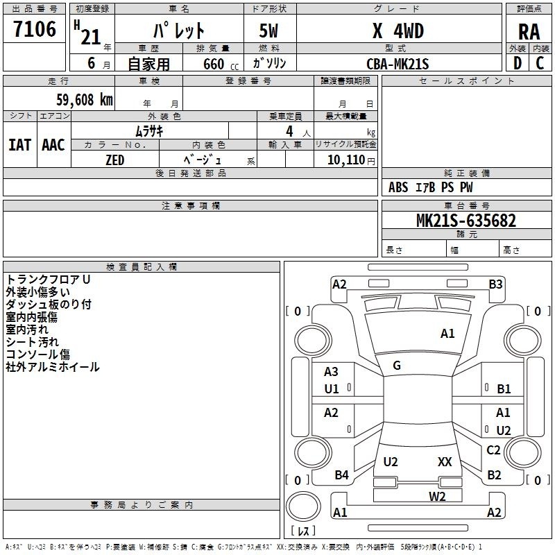 SUZUKI PALETTE