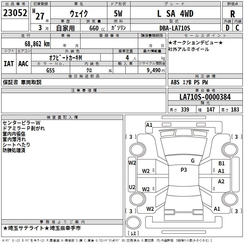 DAIHATSU WAKE