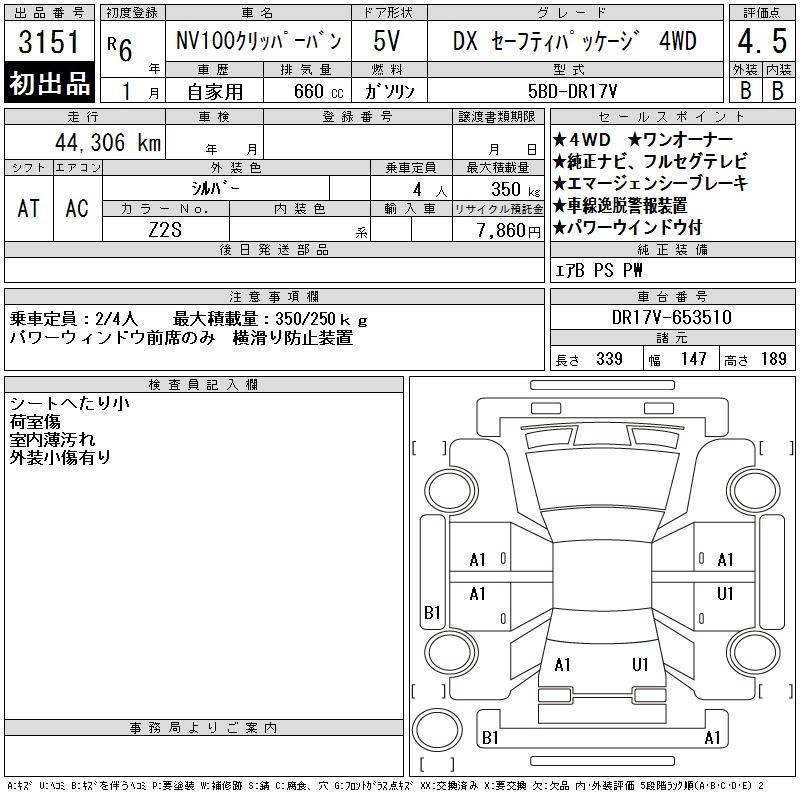 NISSAN NV100 CLIPPER