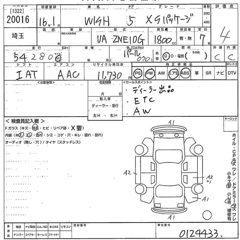 TOYOTA WISH