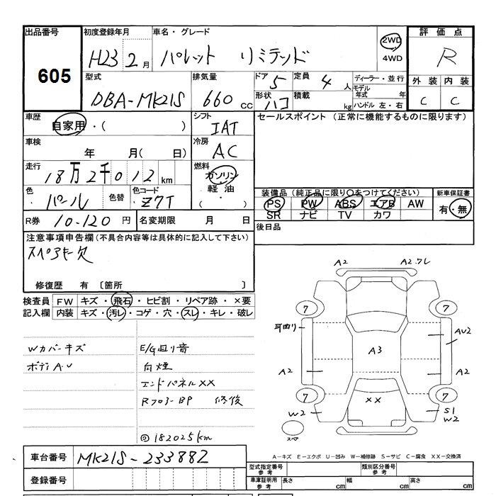 SUZUKI PALETTE
