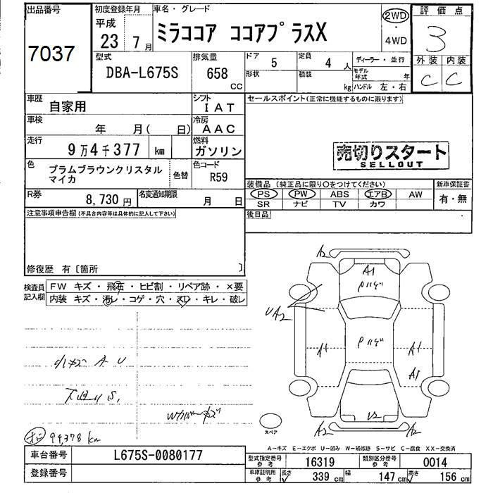 DAIHATSU MIRA COCOA