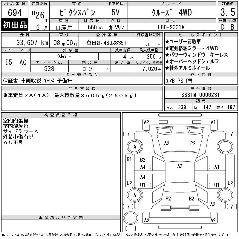 TOYOTA PIXIS VAN