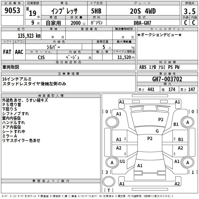 SUBARU IMPREZA