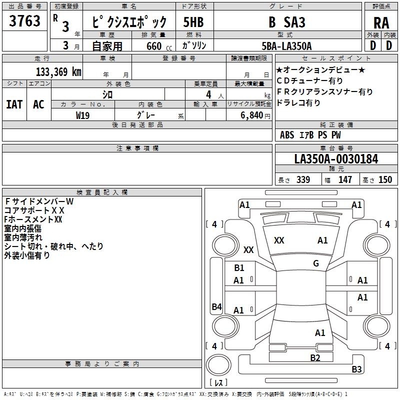TOYOTA PIXIS EPOCH