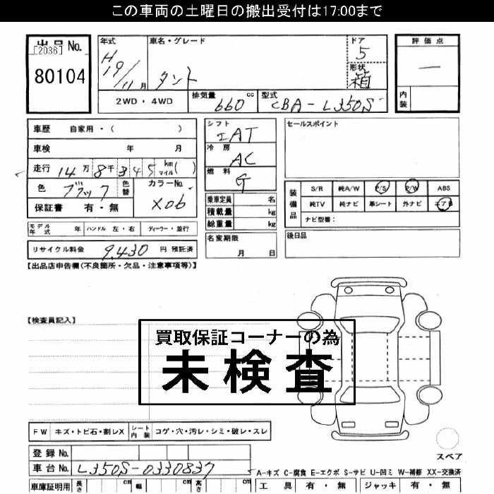 DAIHATSU TANTO