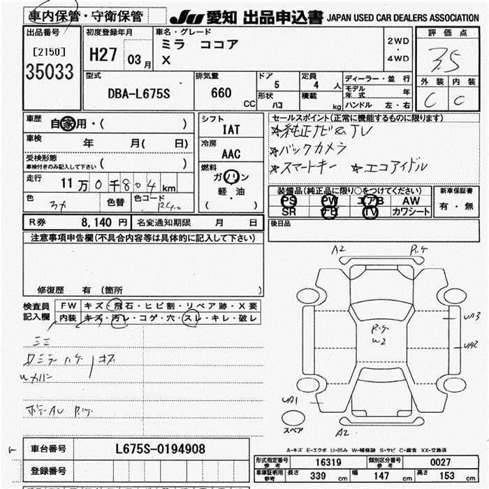 DAIHATSU MIRA COCOA
