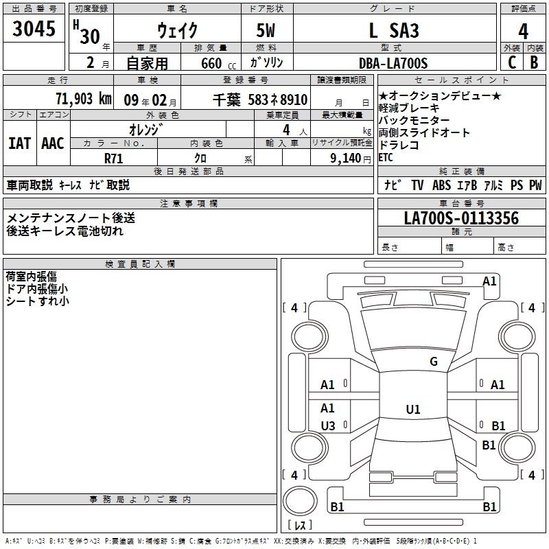 DAIHATSU WAKE