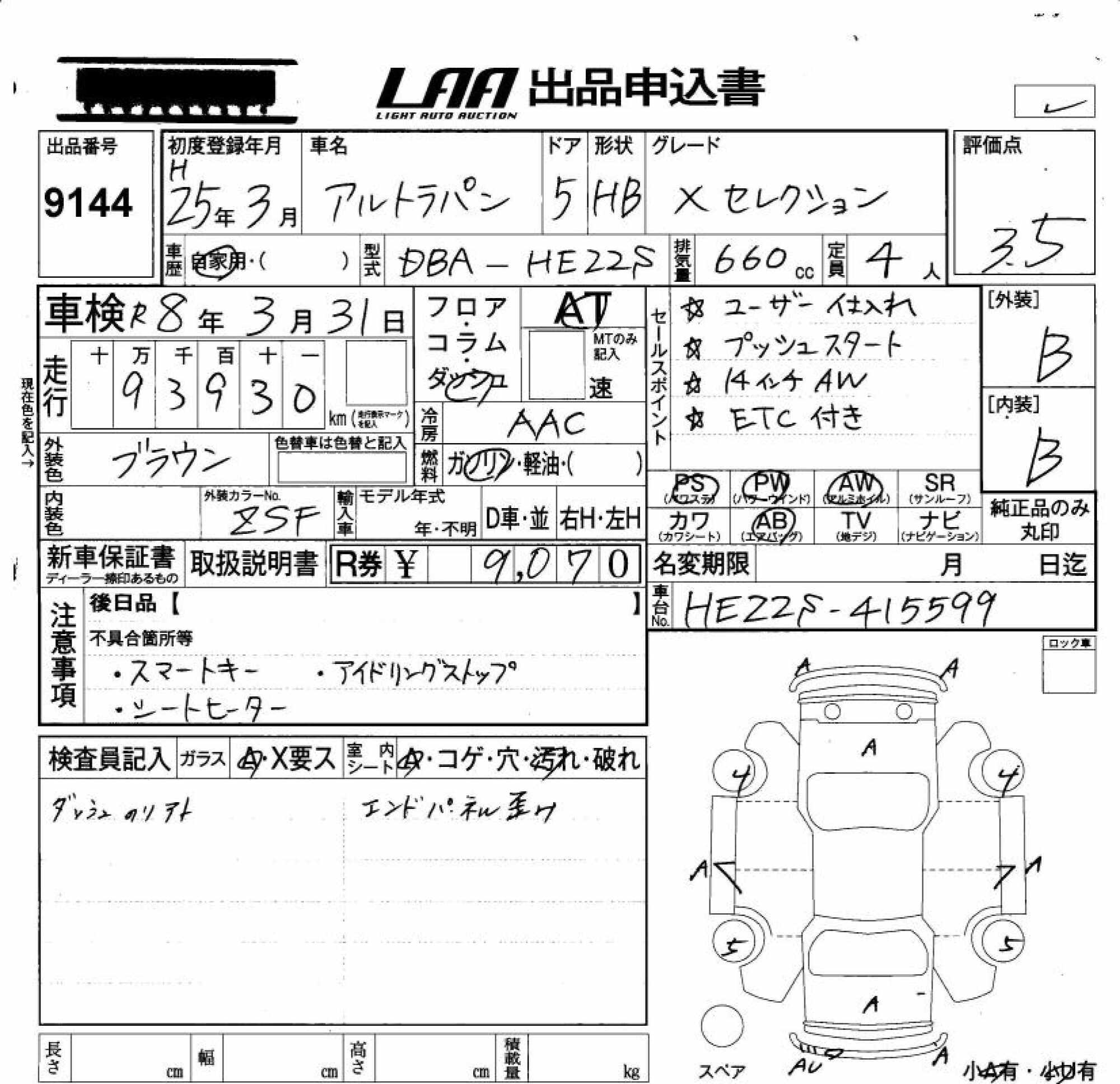 SUZUKI ALTO LAPIN