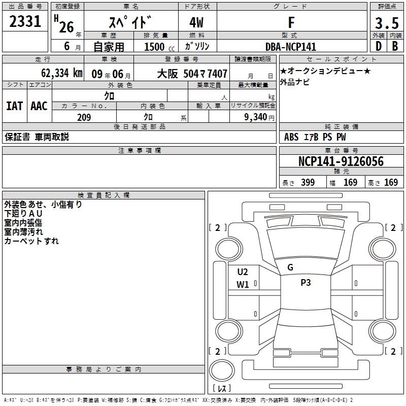 TOYOTA SPADE