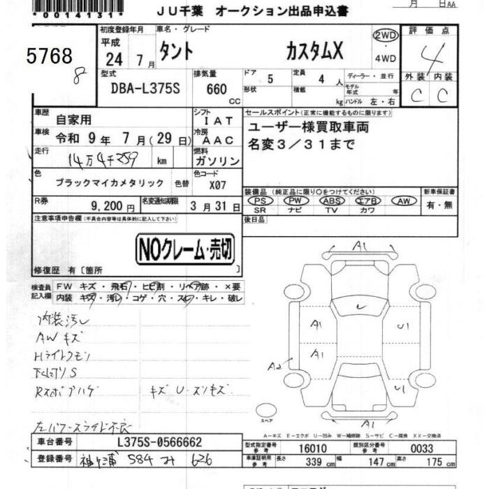 DAIHATSU TANTO