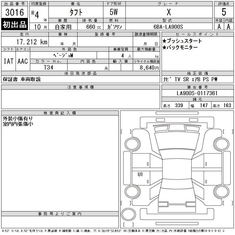 DAIHATSU TAFT