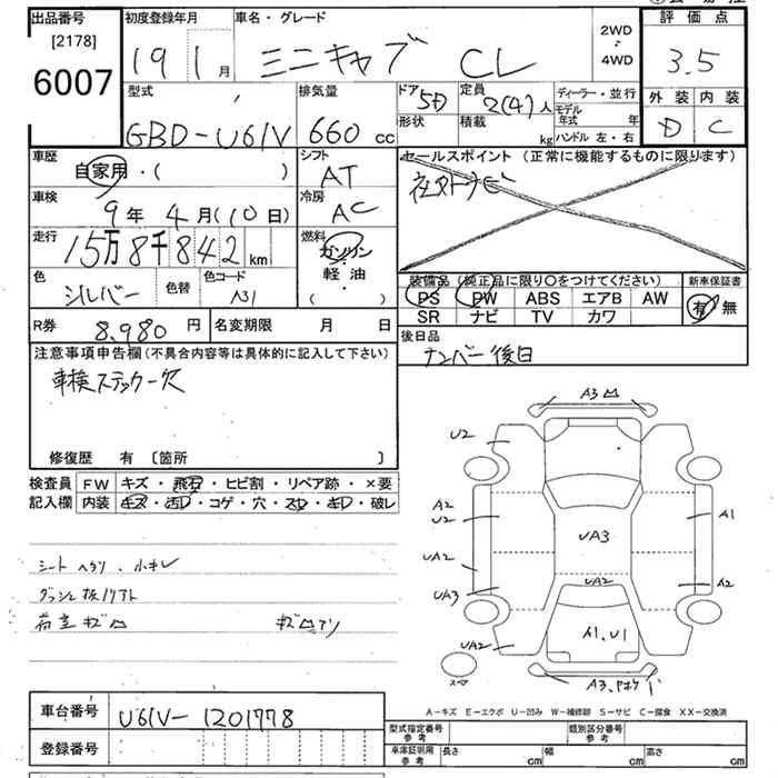 MITSUBISHI MINICAB