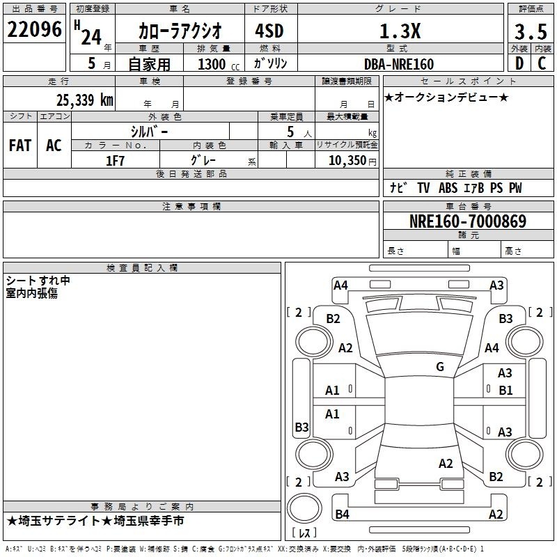 TOYOTA COROLLA AXIO