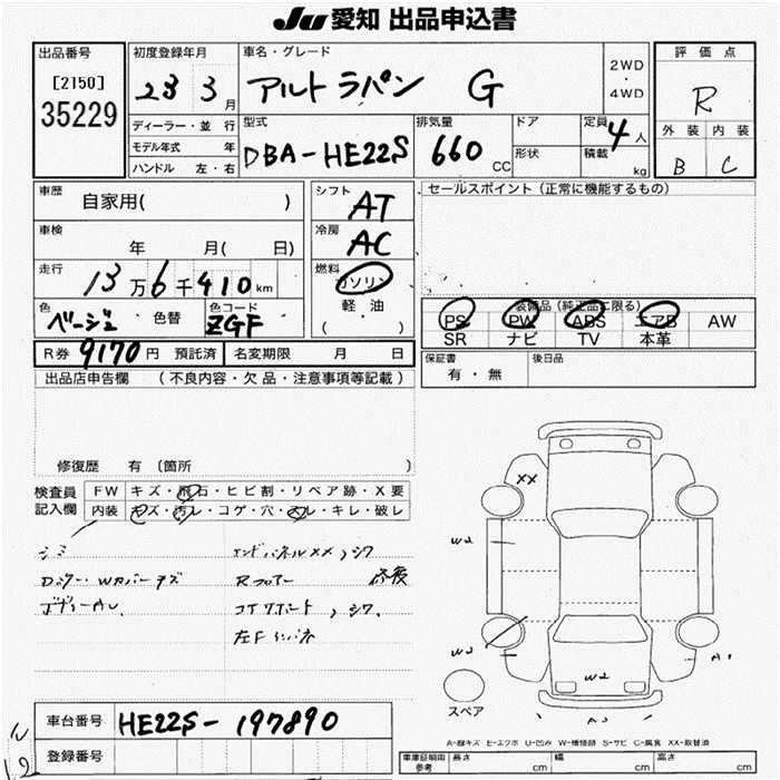 SUZUKI ALTO LAPIN