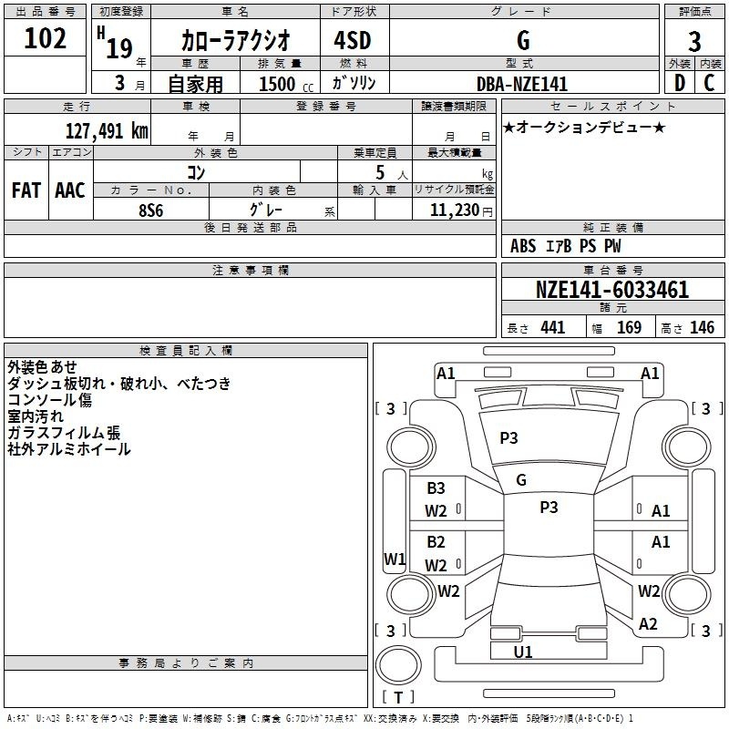 TOYOTA COROLLA AXIO