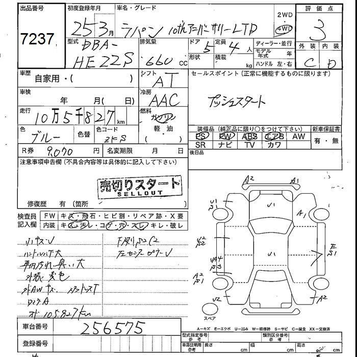 SUZUKI ALTO LAPIN