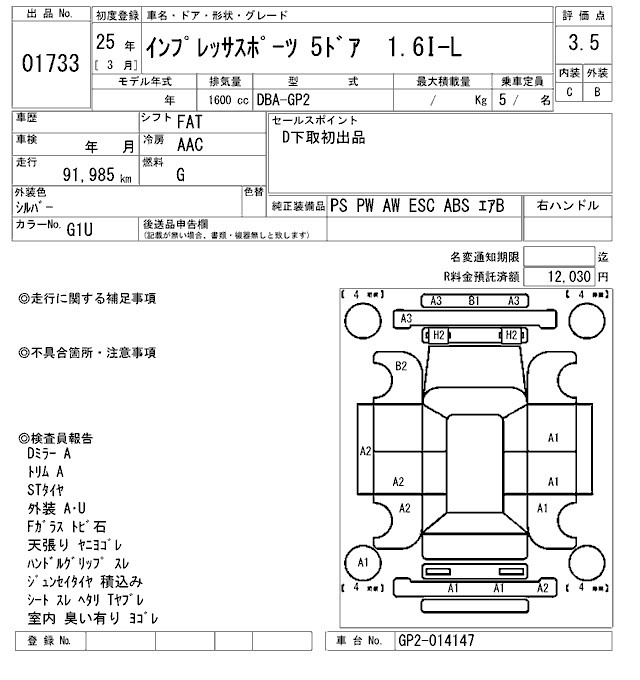 SUBARU IMPREZA
