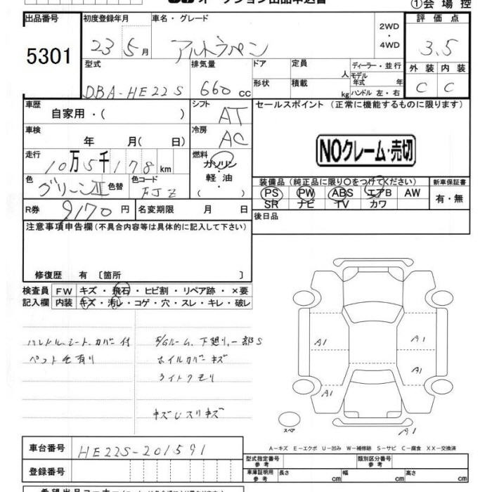 SUZUKI ALTO LAPIN