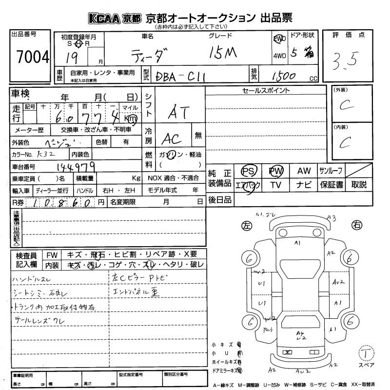 NISSAN TIIDA