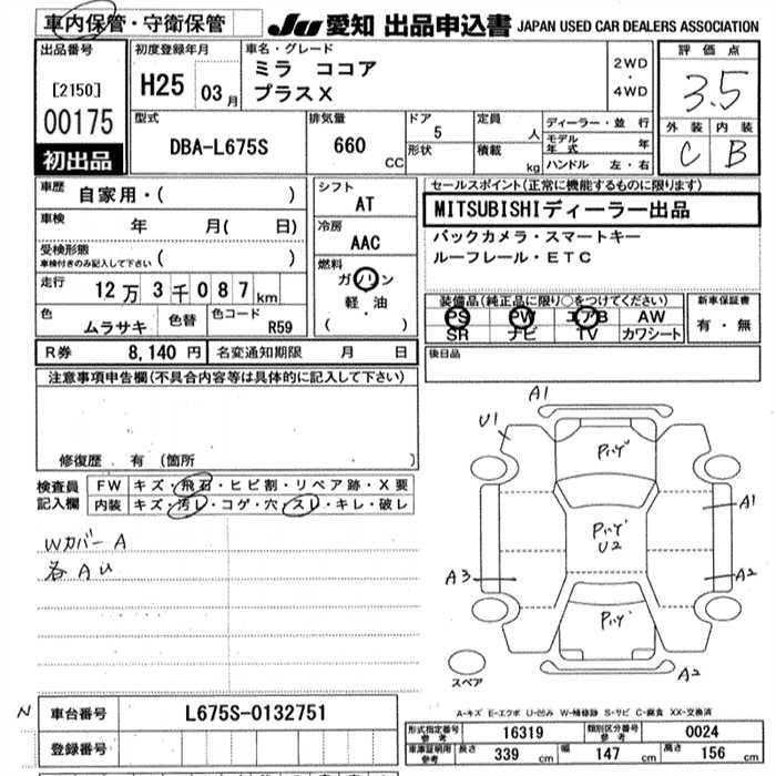 DAIHATSU MIRA COCOA