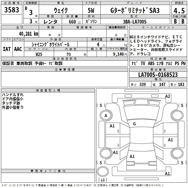 DAIHATSU WAKE
