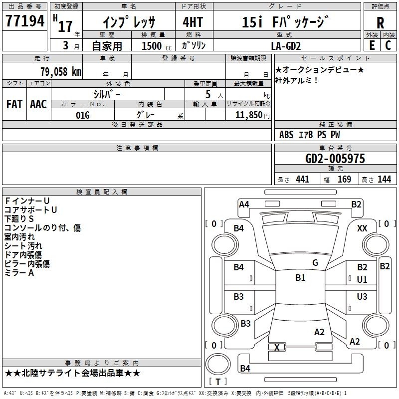 SUBARU IMPREZA