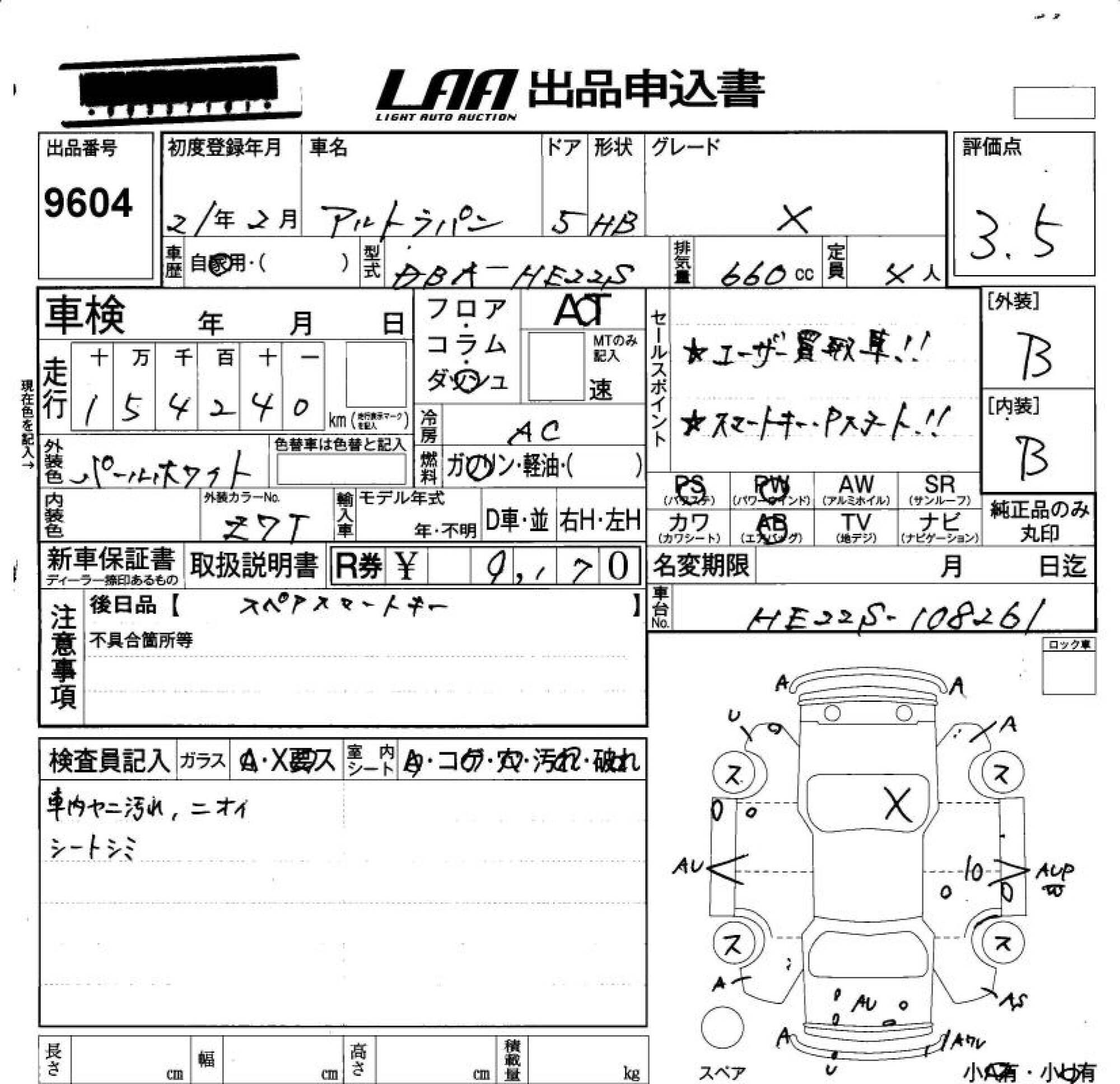 SUZUKI ALTO LAPIN