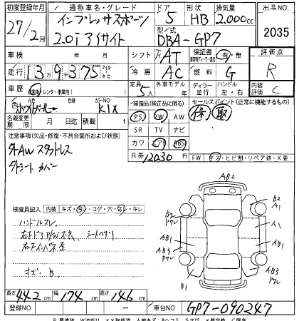 SUBARU XV