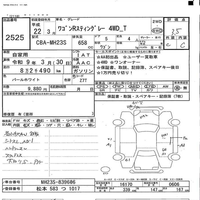 SUZUKI WAGON R