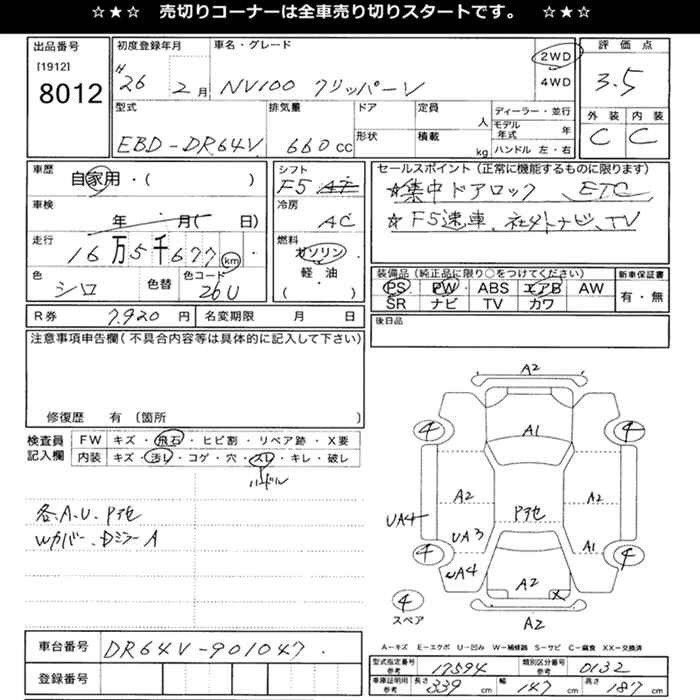 NISSAN NV100 CLIPPER