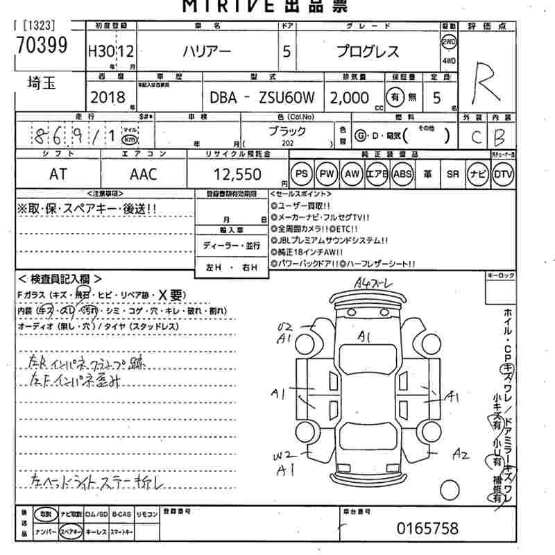 TOYOTA HARRIER