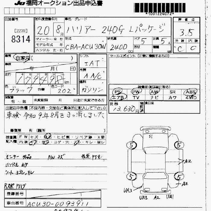 TOYOTA HARRIER