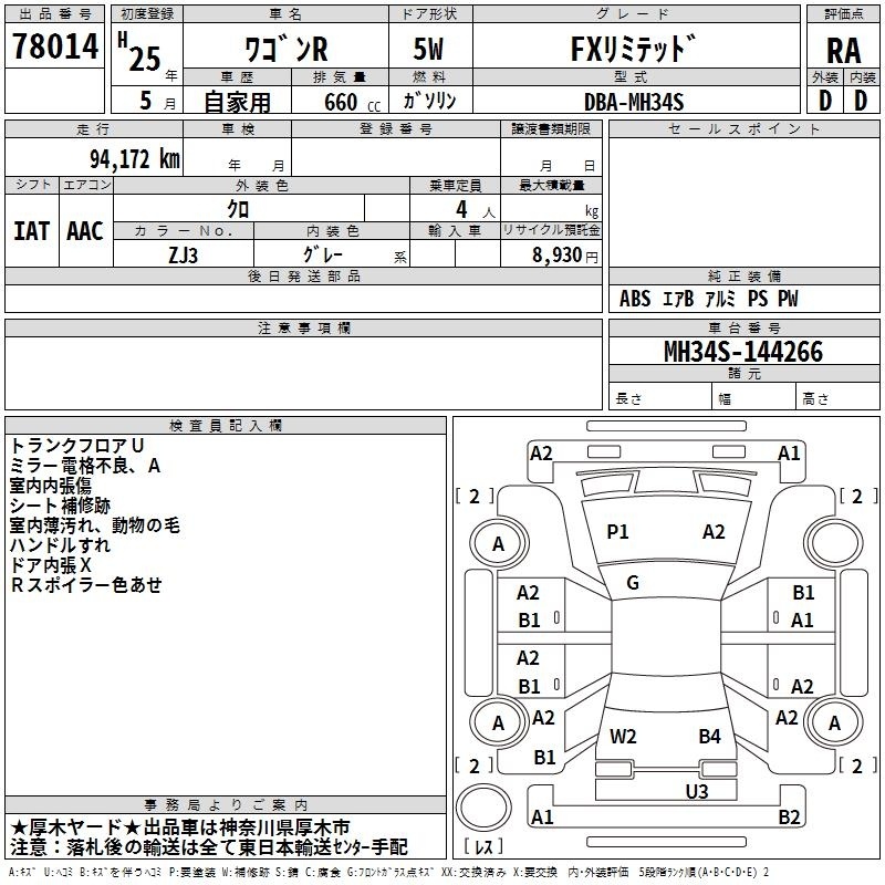 SUZUKI WAGON R