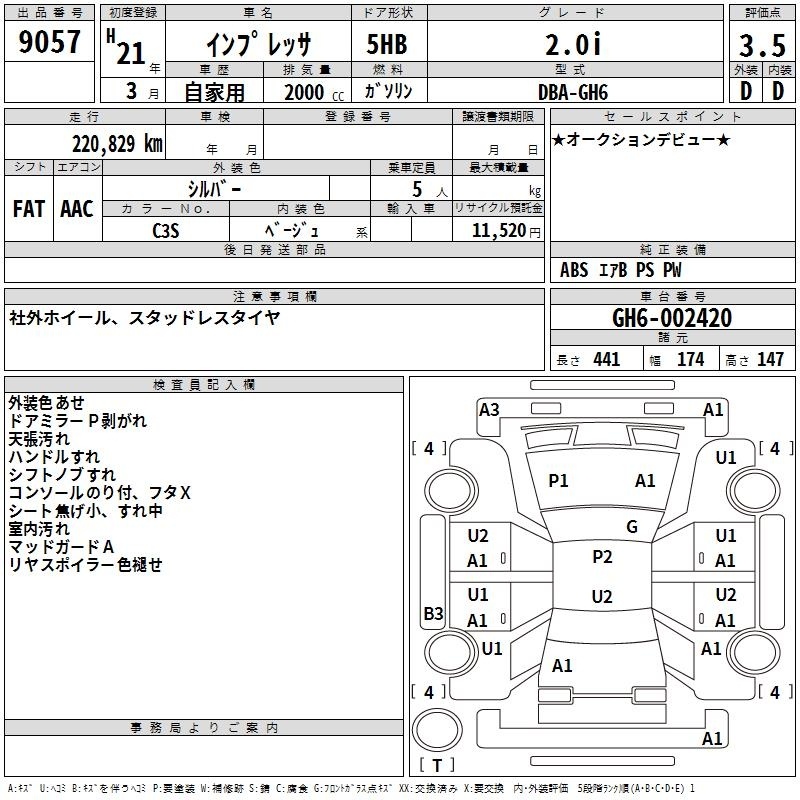 SUBARU IMPREZA