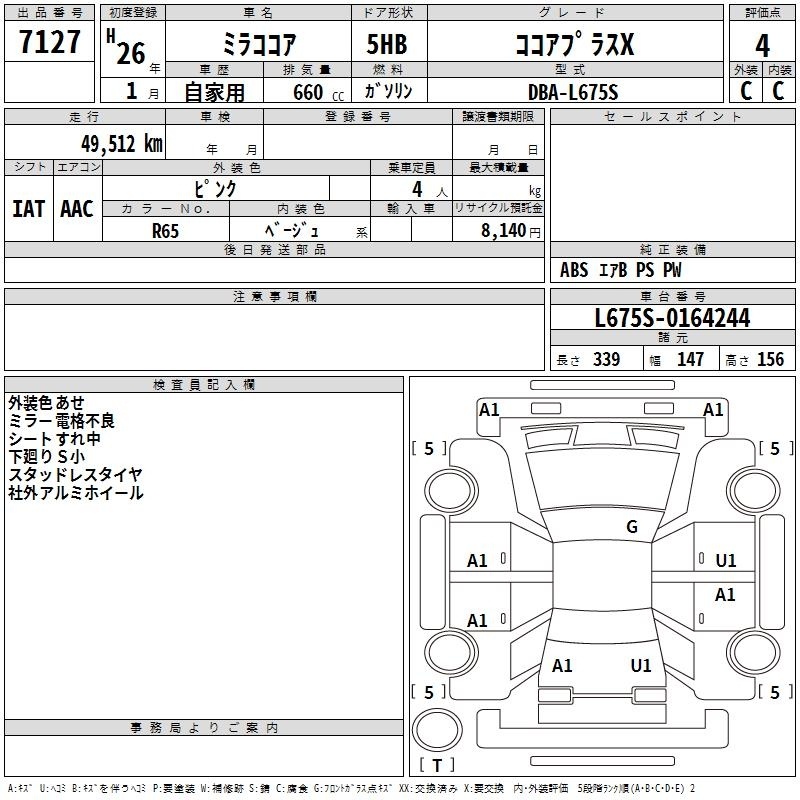 DAIHATSU MIRA COCOA