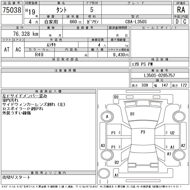 DAIHATSU TANTO