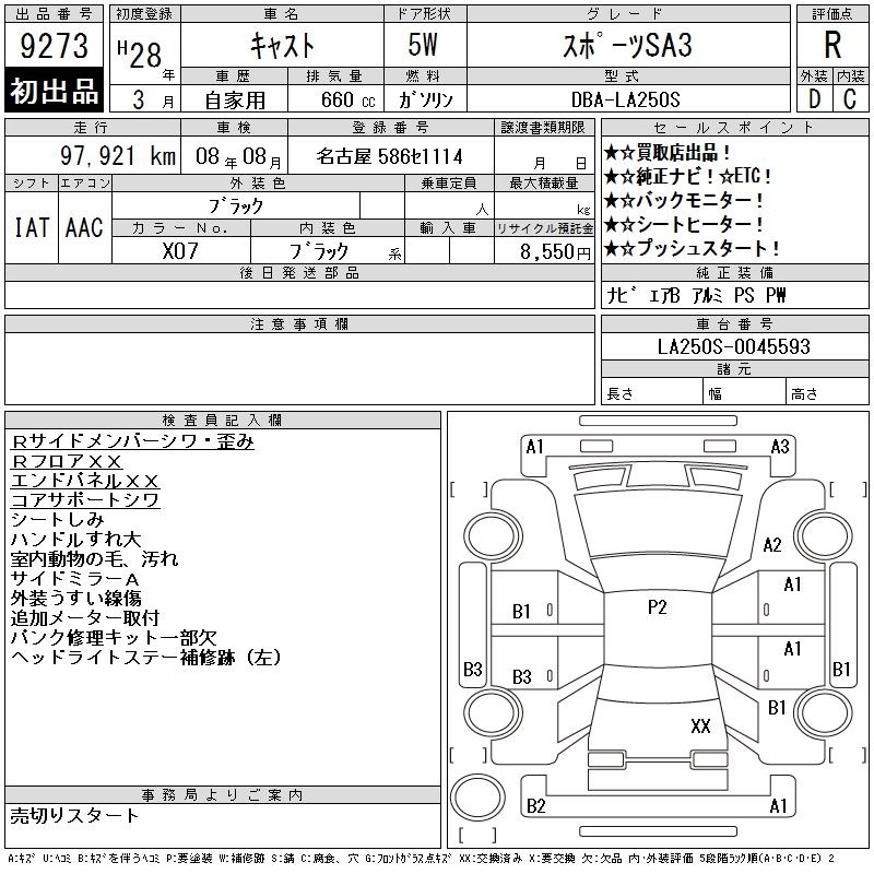 DAIHATSU CAST