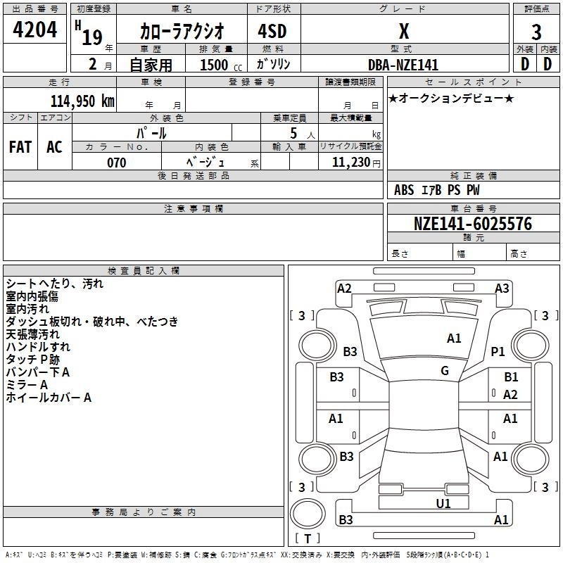 TOYOTA COROLLA AXIO