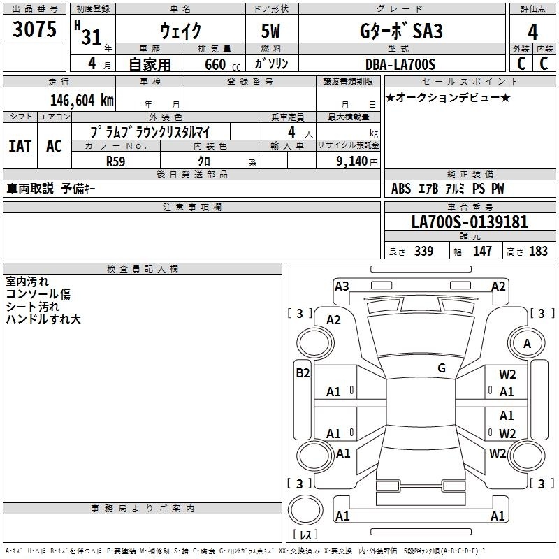 DAIHATSU WAKE