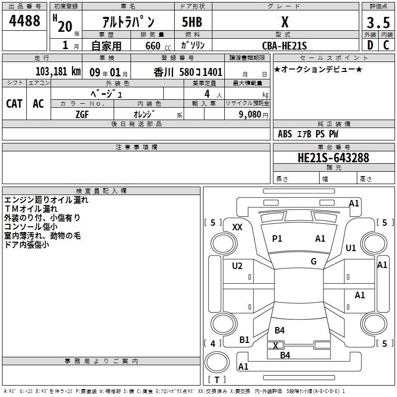 SUZUKI ALTO LAPIN