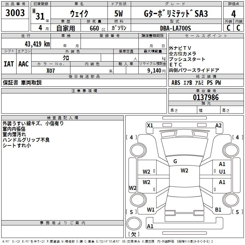DAIHATSU WAKE