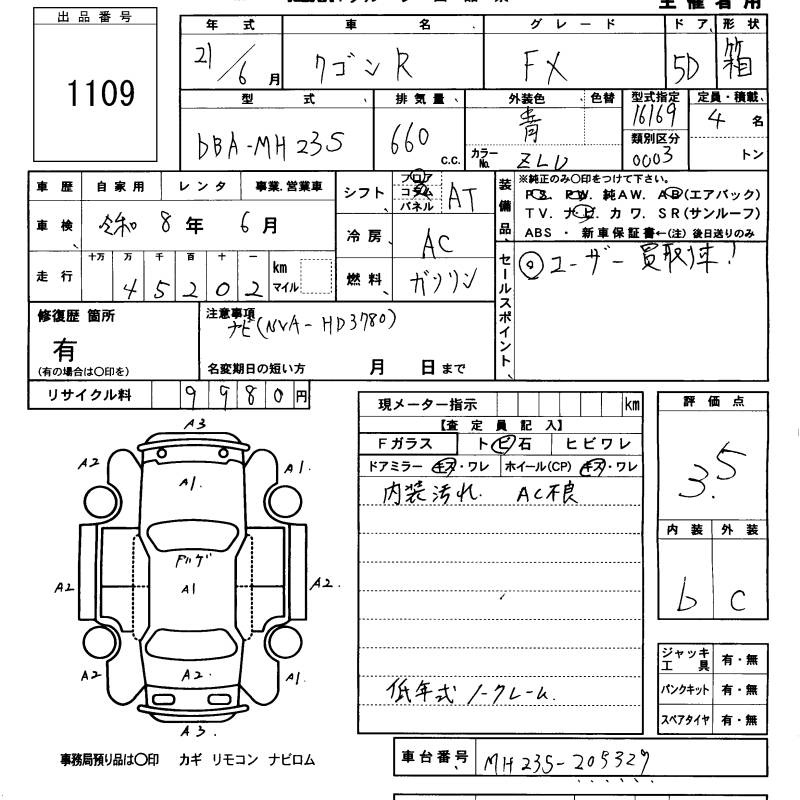 SUZUKI WAGON R