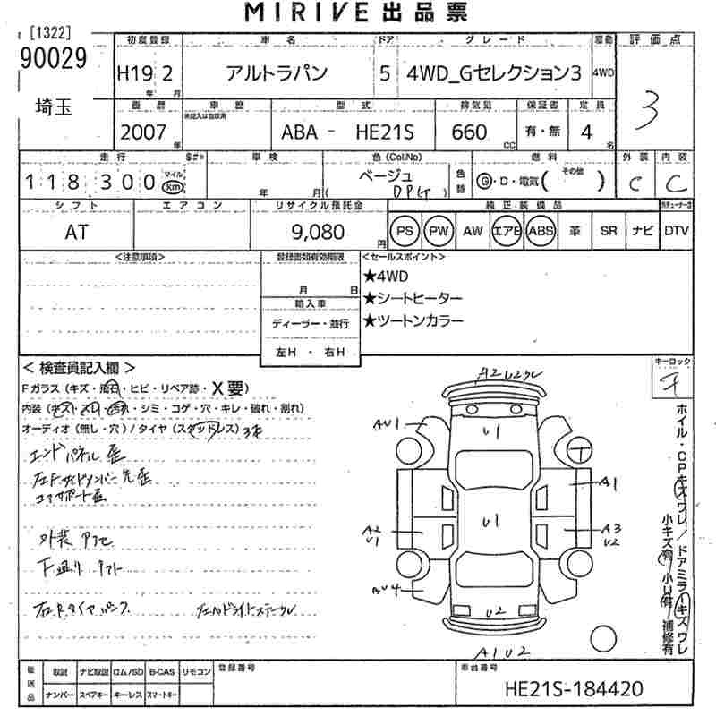 SUZUKI ALTO LAPIN