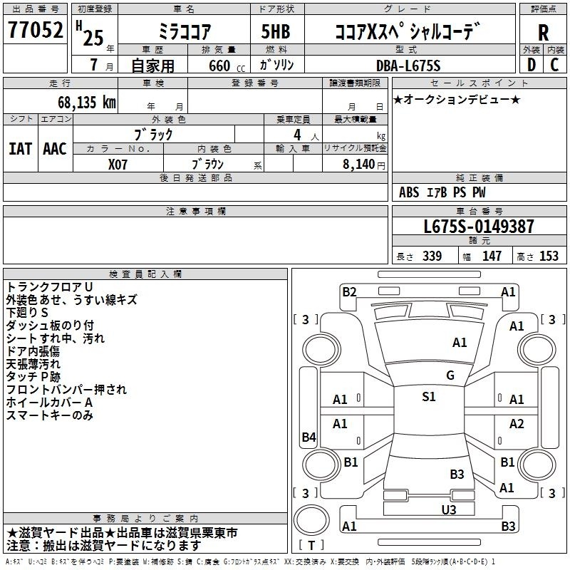 DAIHATSU MIRA COCOA