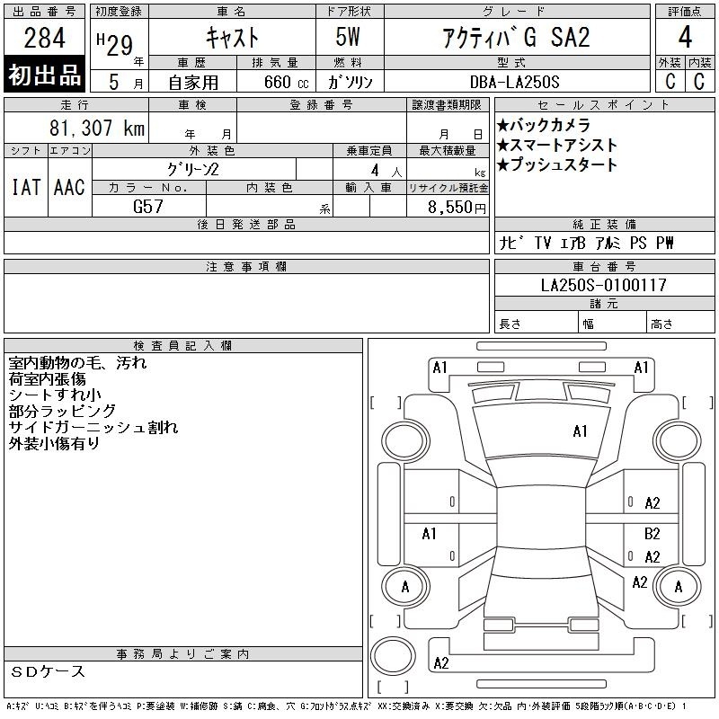 DAIHATSU CAST
