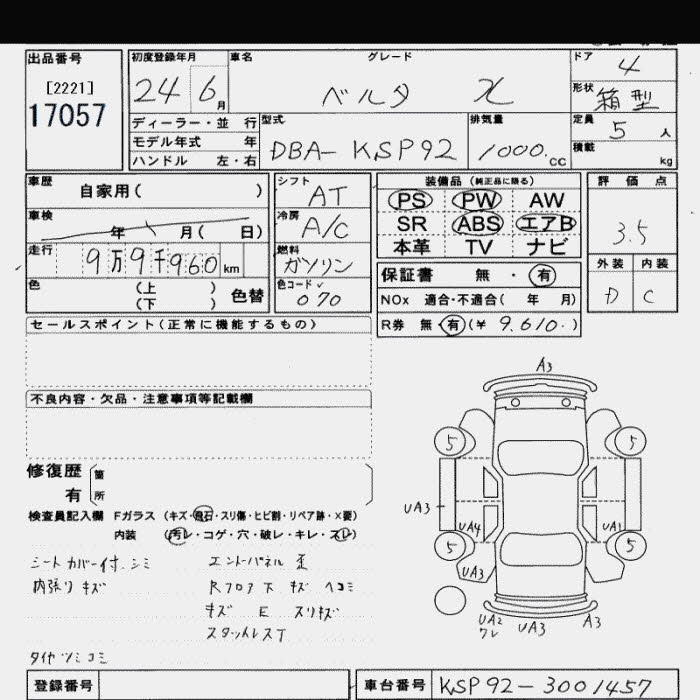 TOYOTA BELTA