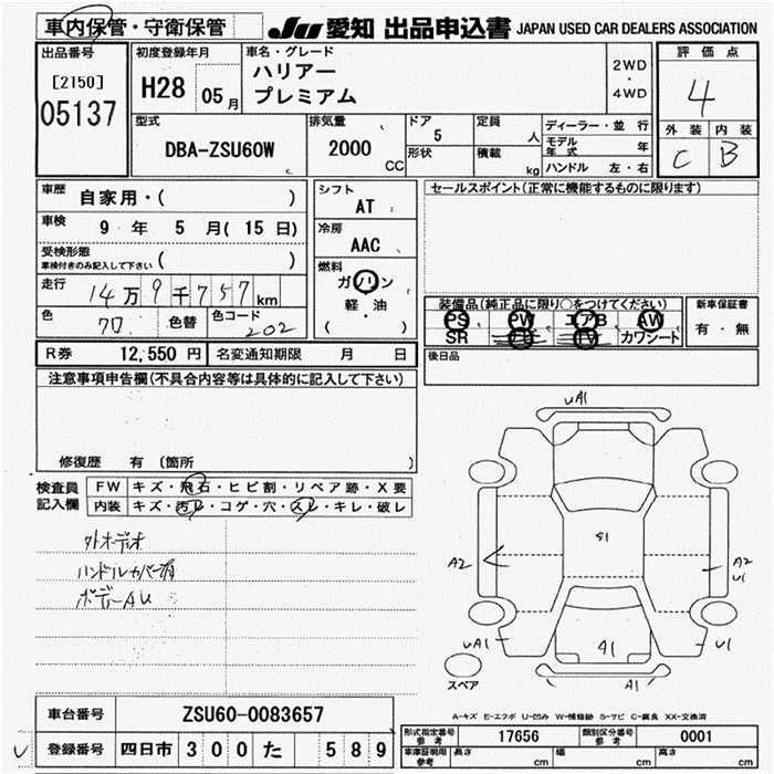 TOYOTA HARRIER